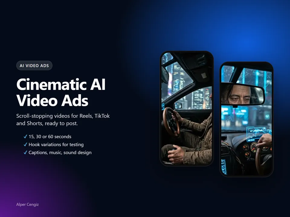AI video ad