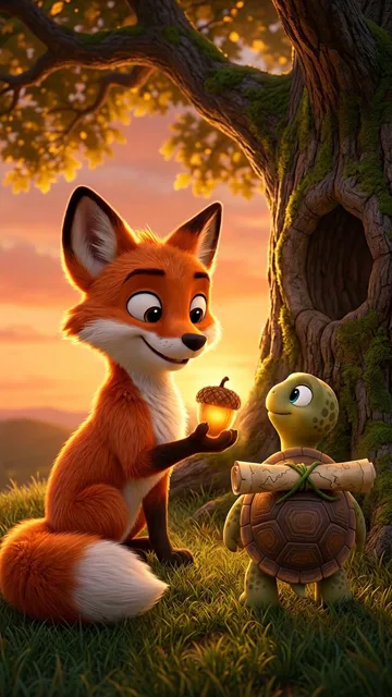 The Fox, the Turtle and the Old Map