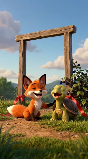 The Fox and the Turtle Race